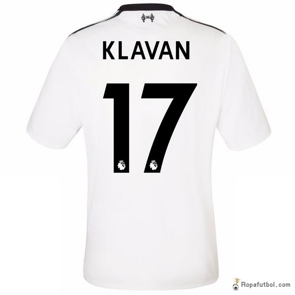 Camiseta Liverpool Replica Segunda Ropa Klavan 2017/18